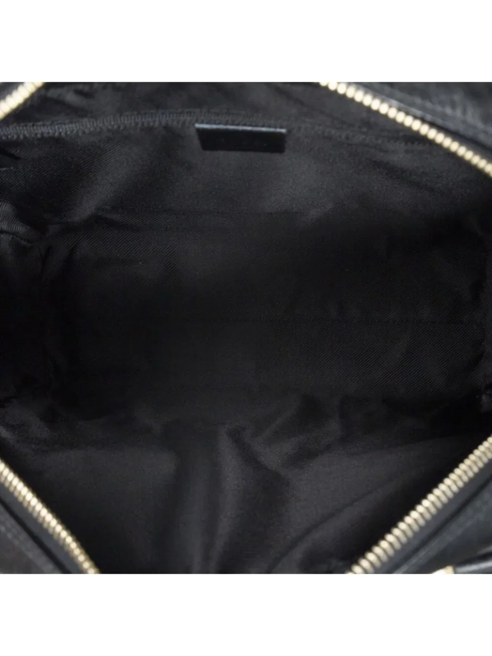 Gucci Bowling Shoulder Bag Black Micro Guccissima Leather - Picture 9 of 10